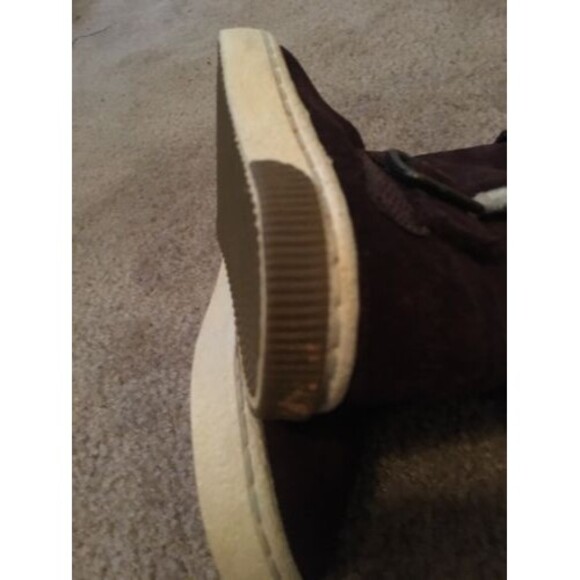 Stride Rite Toddler Boys Child Faux Fur Lined Brown Boots Size 5 Winter - Picture 10 of 10